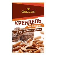 Крендель Grizzon 60г со вкусом мяса с хреном